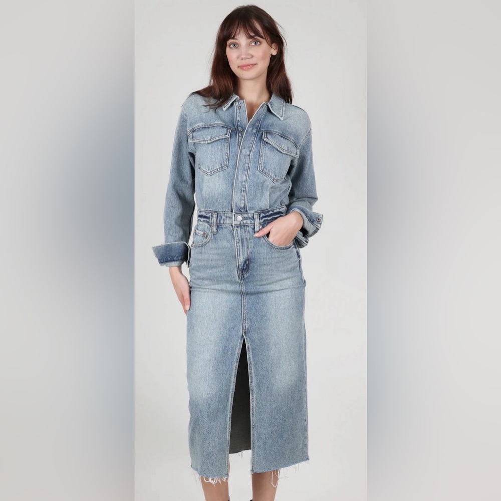 Pistola | Amira Midi Dress, Marcel Blue